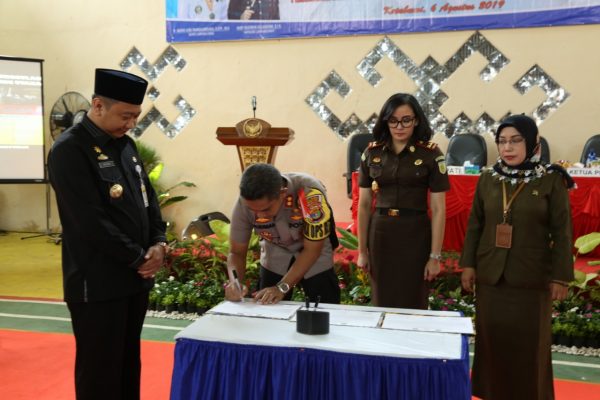 Polres Lampung Utara Launching Peningkatan Pelayanan Publik