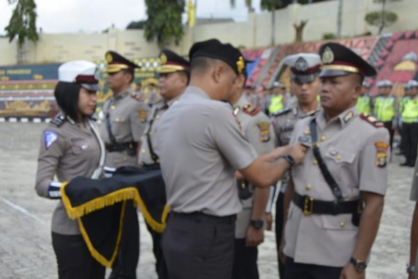 Kapolres Tanggamus Pimpin Sertijab Kasat Lantas, Kapolsek Pringsewu dan Pulau Panggung