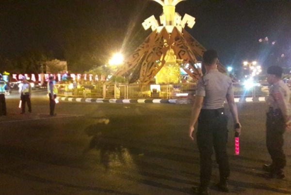 Kabag Ops Polres Lampung Utara Pimpin Pengamanan Malam Idul Adha 1440 H