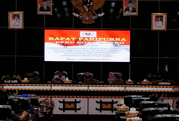 APBD Perubahan Kota Metro Naik 10,2 %