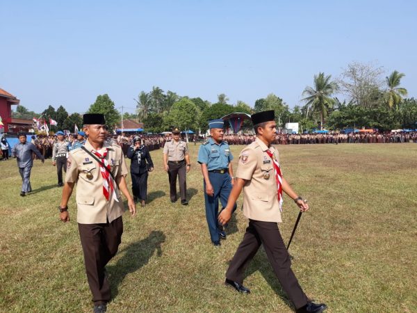 Kapolres Lampung Utara Hadiri Upacara Peringatan Hari Pramuka Ke-58