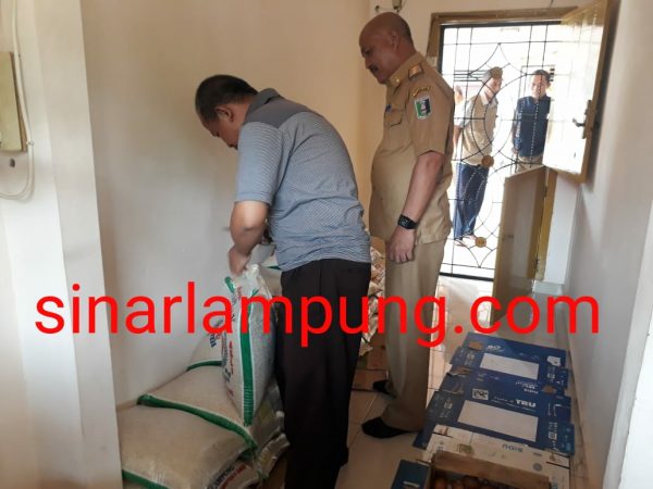 Temuan Sidak E-Warung Ilegal 20 Ton Beras BPNT Kecamatan Batanghari Nuban Kualitas Asal