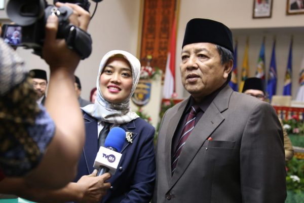 Gubernur dan Wakil Gubernur Kompak Hadiri Paripurna HUT RI ke 74 di DPRD Lampung