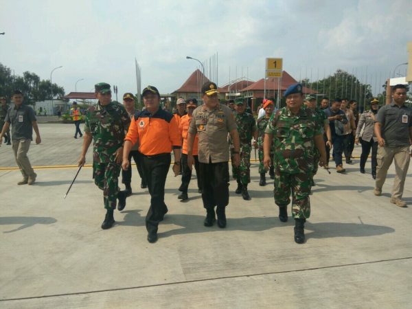 Dansatgas Karhutla Sumsel Bersama Gubernur, Pangdam II/Swj Dan Kapolda Sumsel Patroli Udara
