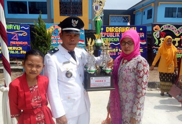 Desa Fajar Indah Mendapatkan Juara Ke Tiga Lomba Gapura Cinta Negeri Tingkat Provinsi