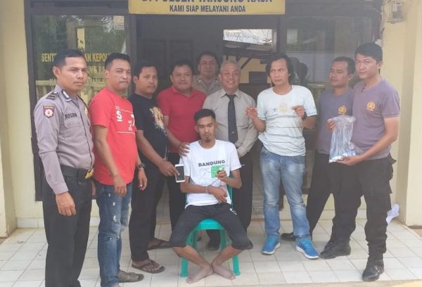 Terlibat Narkoba Hazmi Rajab Ditangkap Polsek Tanjung Raja