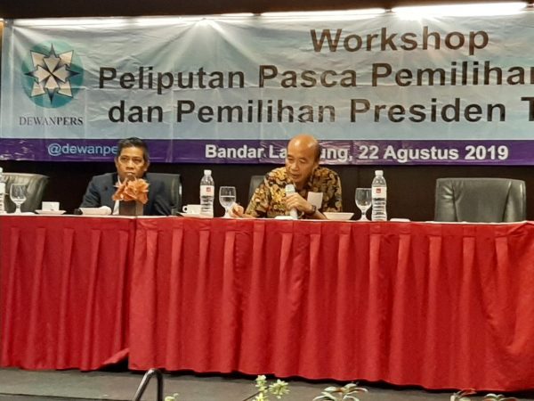 Bambang Harymurthi Ajak Wartawan Berani Melawan Ketidak Adilan di Daerah