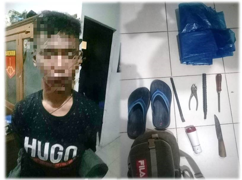 Coba Mencuri, Setiawan Diringkus Polres Lampung Utara