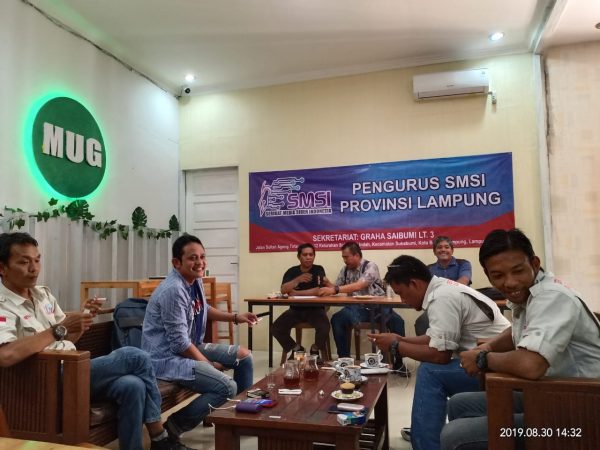 Perkuat Eksistensi, SMSI Lampura Rapat Koordinasi dengan Pengurus SMSI Provinsi Lampung