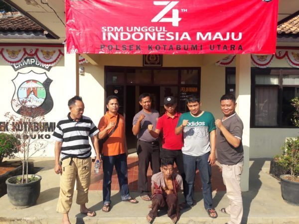 Pelaku Pemerkosa Anak Tirinya Diringkus Polsek Kotabumi Utara Polres Lampung Utara