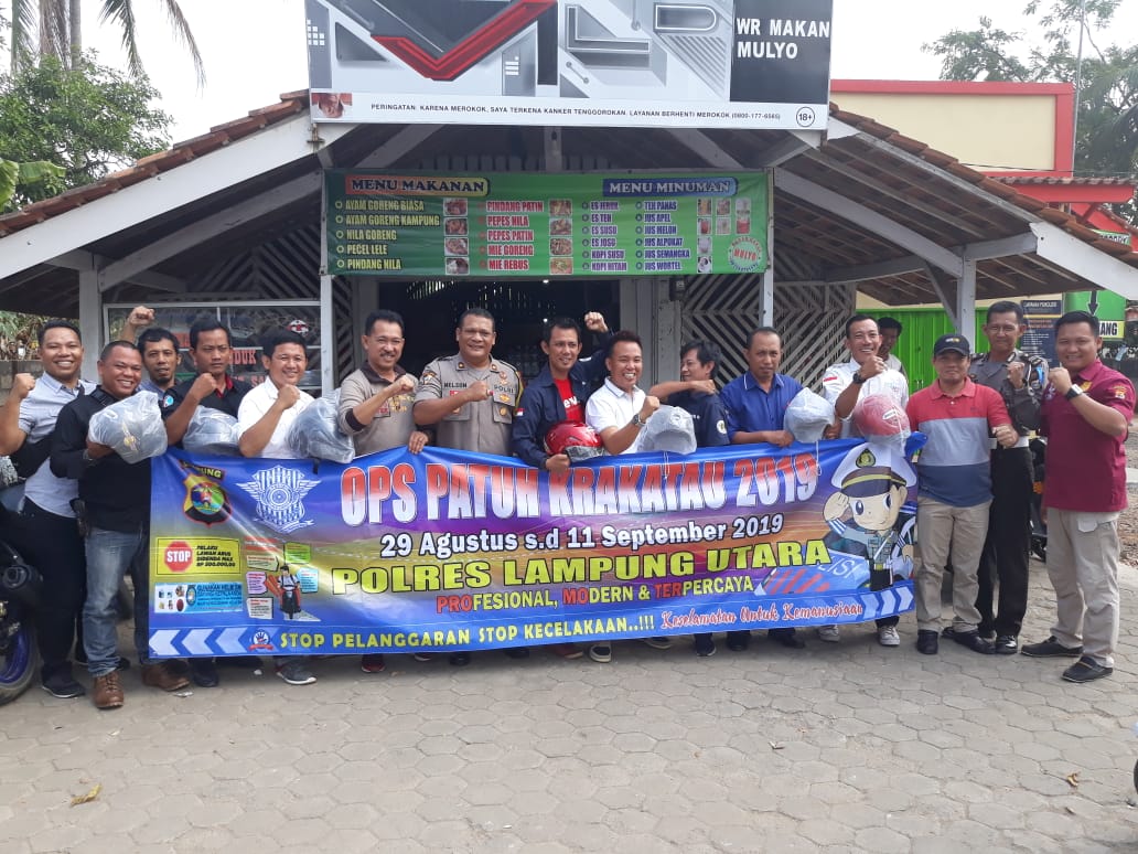 Gelar Coffe Morning Dengan Media, Polres Lampung Utara Sosialisasi Ops Patuh Krakatau 2019