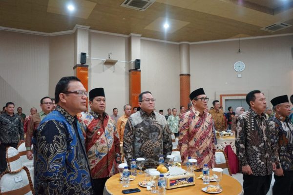 Bupati Muba Dodi Reza Hadiri Sertijab Kepala BPK Sumsel