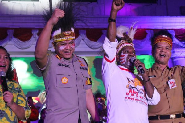 Kapolres Metro Jakarta Barat Hengki Haryadi Bersama Tiga Pilar Aksi Solidaritas Papua