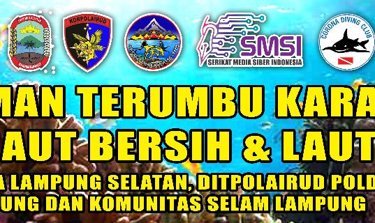 Polairud Polda Lampung Dan SMSI Akan Tanam Trumbu Karang di Pulau Sebesi