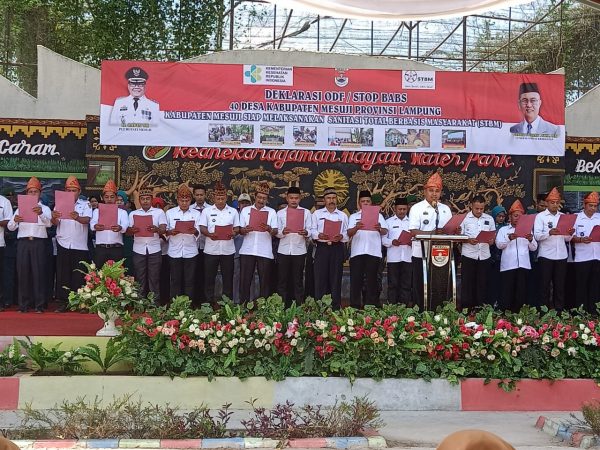 Baru 40 Persen Desa Lolos Verfikasi ODF, Plt Bupati Mesuji H Safly Minta Semua Sukseskan Kesehatan Masyarakat