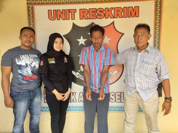 Coba Rudapaksa Bini Tetangga Sutarman Meringkuk di Hotel Prodeo Polsek Absel