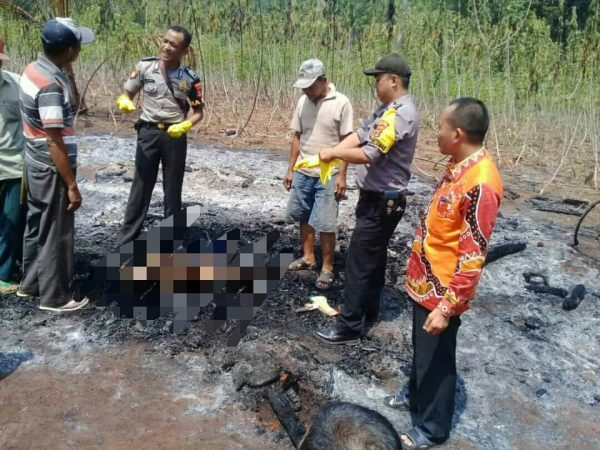 Ditinggal Istri Melihat Kebun, Suami dan Rumah Hangus Terbakar