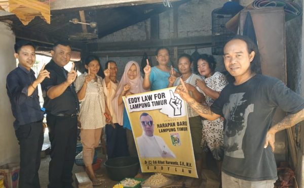 Dukungan Edi Ribut Maju Calon Independent Pilkada Lampung Timur Terus Mengalir