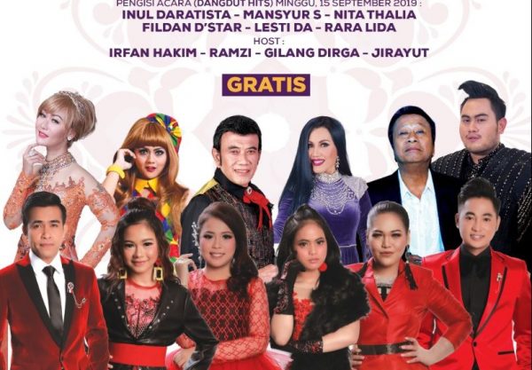 “Semarak Indosiar ”, Semarakkan Lampung Bersama Artis Dangdut Gratis Lapangan Enggal