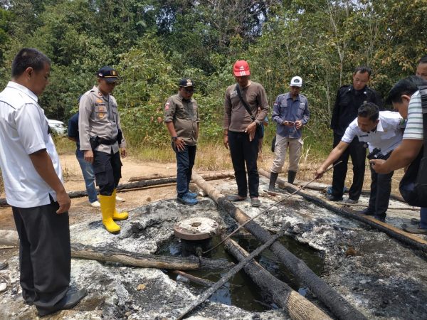 Cegah Illegal Drilling, Kecamatan Sungai Keruh Data Sumur Tua Bersama Pertamina