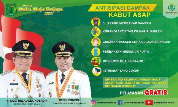 Pemkab Muba Himbau Langkah Antisipasi Dampak Kabut Asap