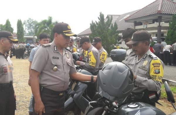 Biro Sarpas Polda Lampung Periksa Randis dan Senpi Polres Lampung Utara