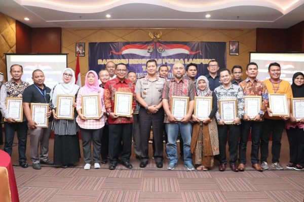 Humas Polres Lampung Utara Ikuti Rakernis Bidhumas Polda Lampung