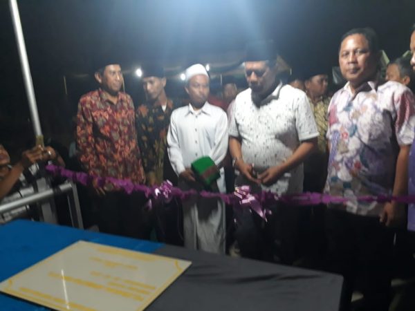 Jembatan Dusun IV Sidonayah Diresmikan