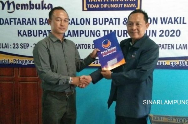 Penjaringan Pilkada Lamtim Resmi Dibuka, Partai Demokrat Merapat Ke Partai Nasdem