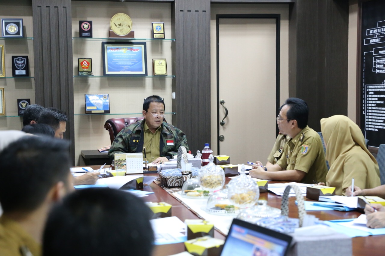 Gubernur Arinal Minta Setiap OPD Presentasi Rencana Kerja Secara Bergiliran