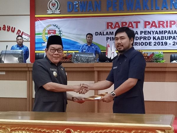 DPRD Mesuji Paripurnakan Penyampaian Calon Pimpinan Ketua DPRD Mesuji