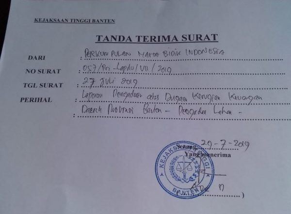Kejati Banten Periksa Kasus Pengadaan Lahan SMA/SMK Disdik Propinsi Banten Secara Marathon