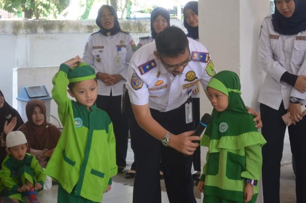 Dishub Muba Sambut Kunjungan Edukatif Anak-anak TK IT Sekayu