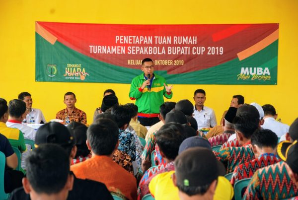Keluang Tuan Rumah Turnamen Sepakbola Bupati DRA Cup 2019, Total Hadiah Puluhan Juta
