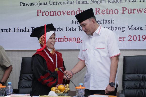 Wabup Muba Beni Hernedi Hadiri Ujian Disertasi Arkeolog Senior Sumsel