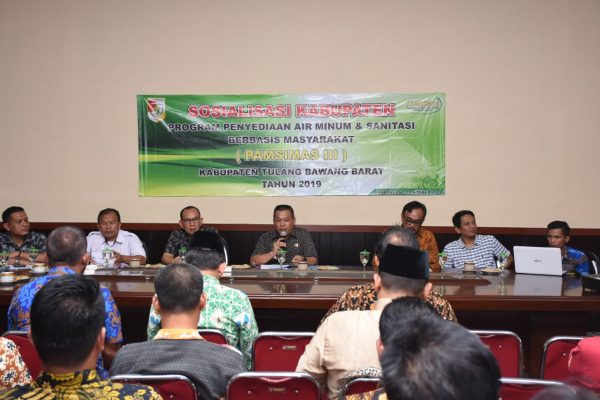 Asisten III Tubaba Buka Kegiatan Pamsimas III