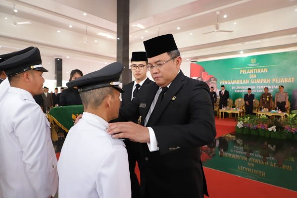 Bupati Dodi Lantik 213 Pejabat di Lingkup Kabupaten Muba
