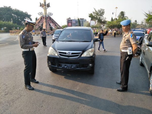 Hari Pertama Ops Zebra, Polres Lampung Utara Tindak 210 Pelanggaran
