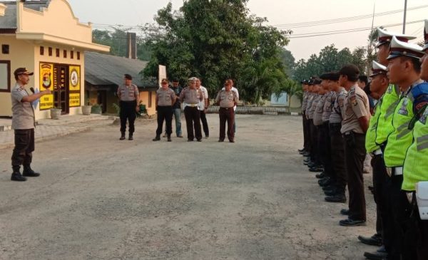 Polres Mesuji Kerahkan 50 Personil Dalam Pengamanan Tablig Akbar Mesuji Bersholawat