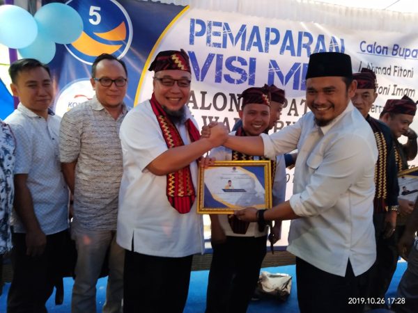 Tony Eka Candra Paparkan Visi Misi Dihadapan Panelis Nasdem Lampung