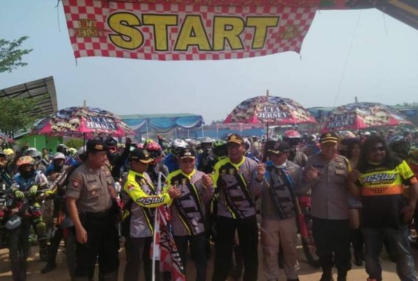 Ribuan Motor Trail Semarakan HUT ke 11 Kabupaten Mesuji