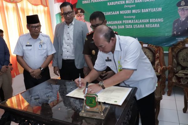 Tertibkan IMB, DPMPTSP Perpanjang Kerjasama dengan Kejari Muba