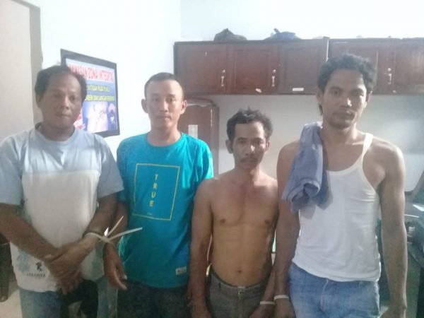 Asik Main Judi Patroli di Lapak Singkong Empat Warga Rumbia Diringkus Tekab 308 Polres Lampung Utara