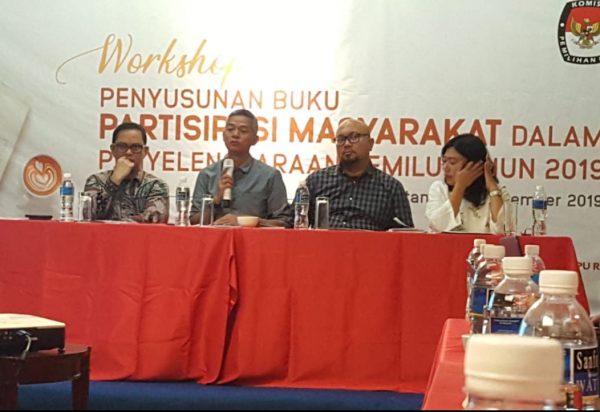 KPU Provinsi Lampung Mengikuti Kegiatan Workshop Penyusunan Buku Partisipasi Masyarakat