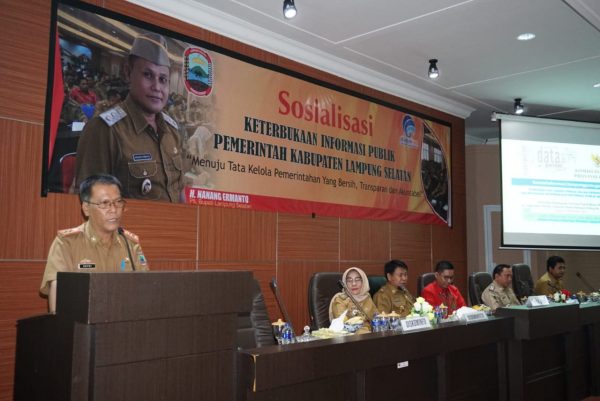 Wujudkan Keterbukaan Informasi Publik, Diskominfo Lampung Selatan Gelar Sosialisasi Bagi OPD
