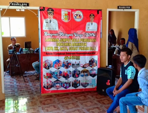 Disdukcapil Tuba Jemput Bola Layanan Administrasi Kependudukan Keliling