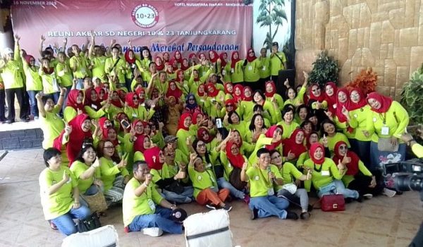 Reuni Akbar SD 10 & SD 23 Bandar Lampung Angkatan ’77-’84 Meriah