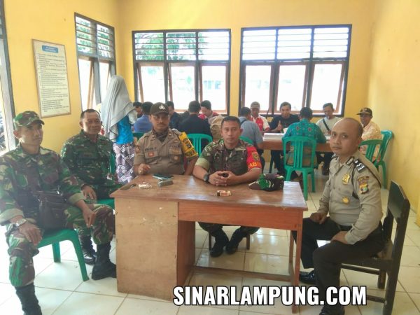 TNI Dan Polri Siap Amankan Pilkades Serentak Tahun 2019 di Kecamatan Marga Tiga