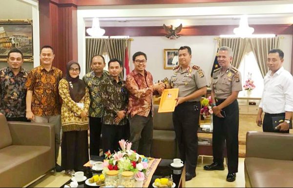 KPU Lampung Kunjungan Kerja Ke Polda