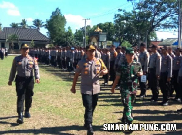 Ribuan TNI Dan Polri Siap Amankan Pilkades Serentak Di 152 Desa Di Lampung Timur
